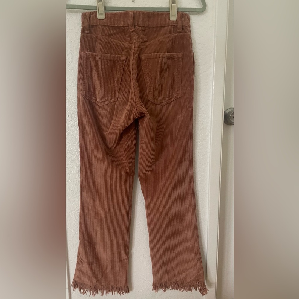 Reformation Jessie Pant in Chestnut Corduroy - Picture 2 of 8